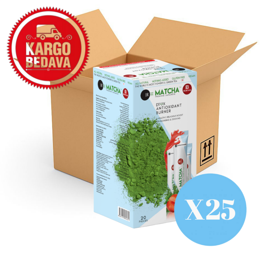 Çilek Aromalı Matcha X25 Kutu/Box