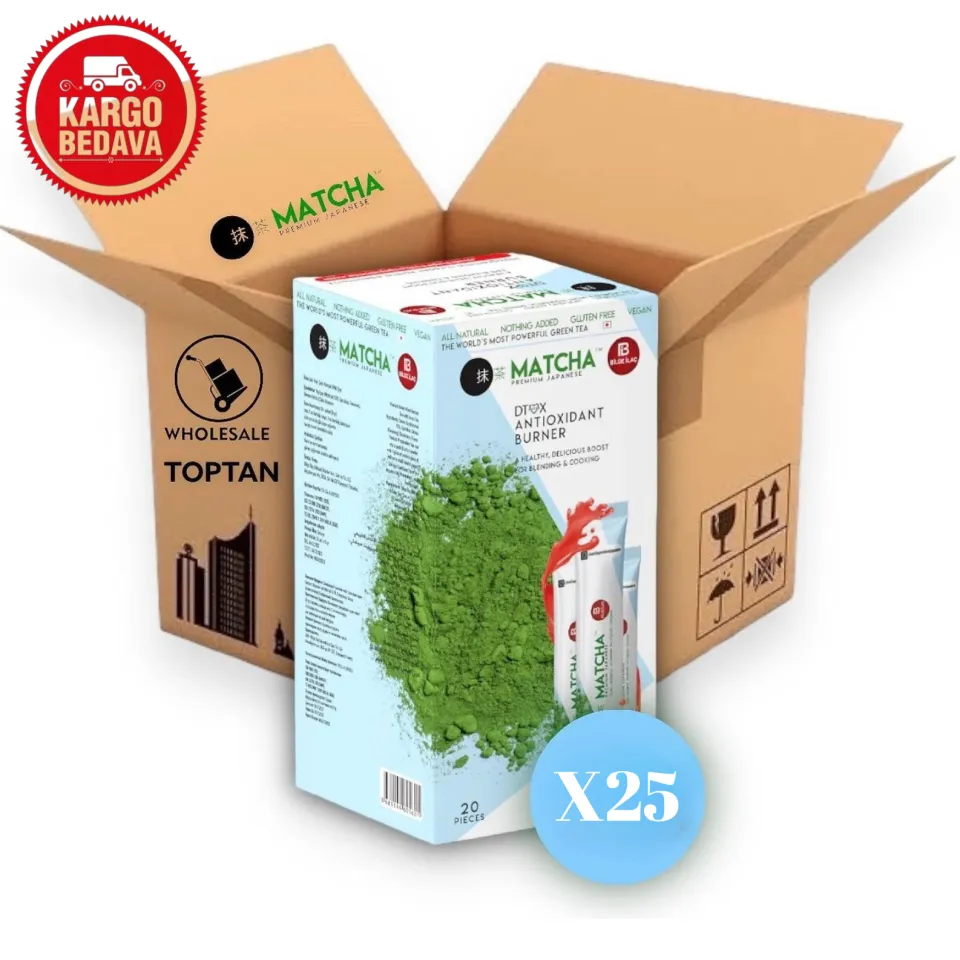 Çilek Aromalı Matcha X25 Kutu/Box