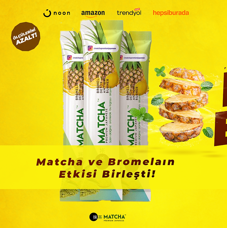 Matcha Japanese Bromelainli Yeşilçay 20'li