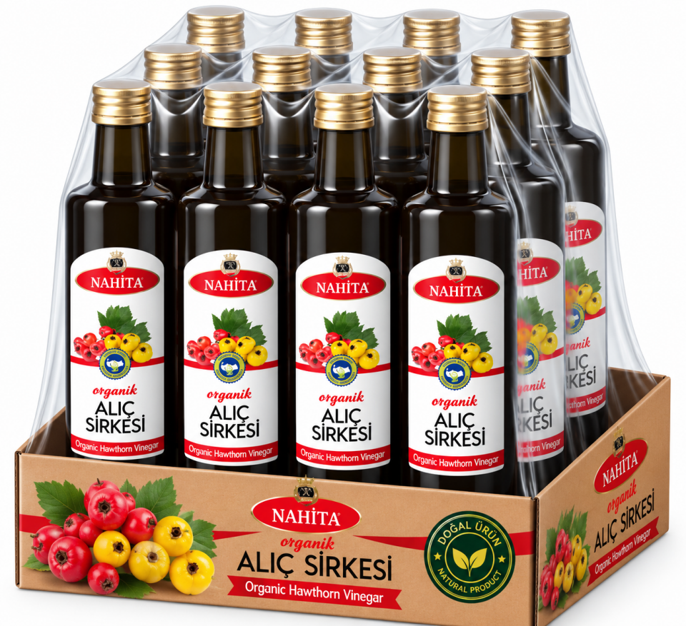 Organik Alıç Sirkesi 12 Adet