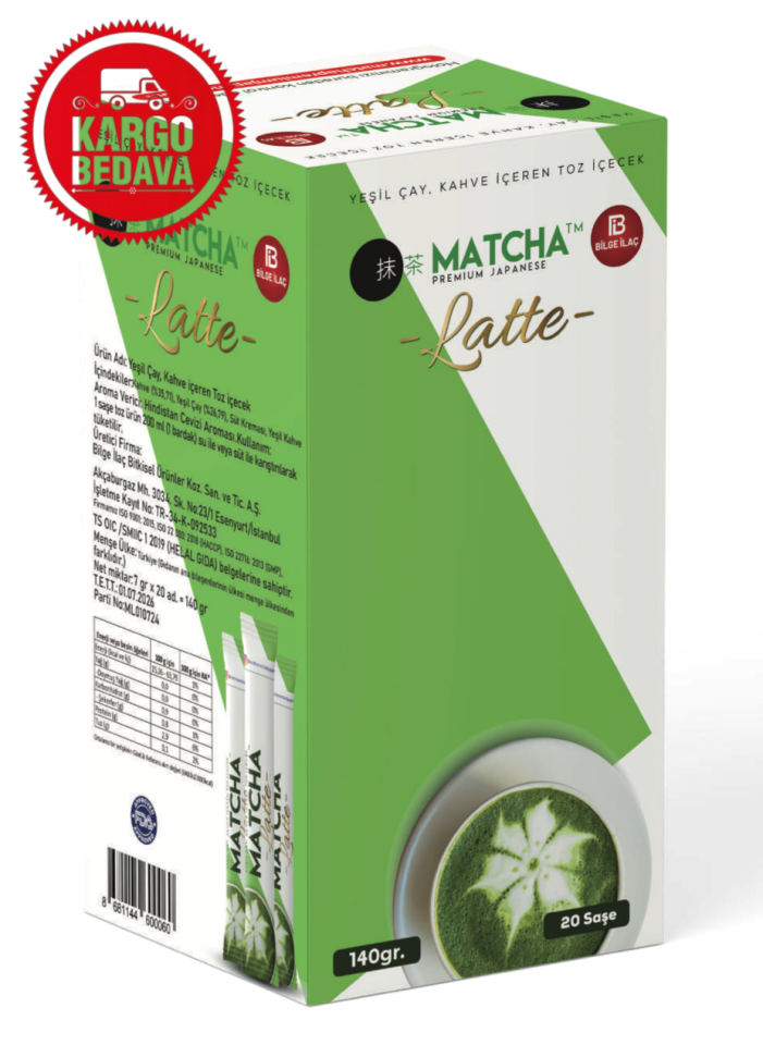 Matcha Latte, Kahve  Matcha Çayı, 1 Kutu(Box)