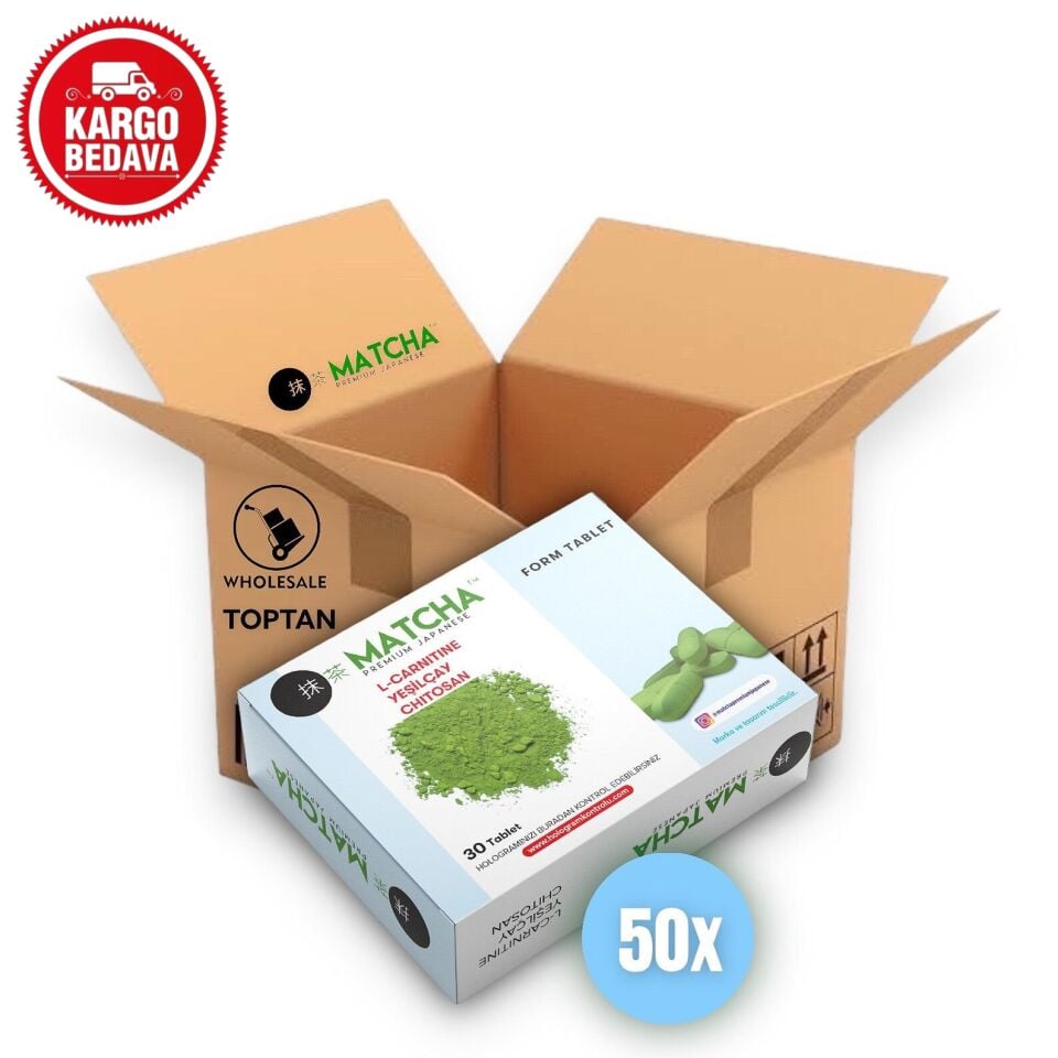 Matcha Form L-Carnitine Tablet, 50 Kutu/Box