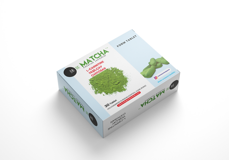 Matcha Japanese L-Carnitine Yeşil Çay Chitosan 30 Kapsül