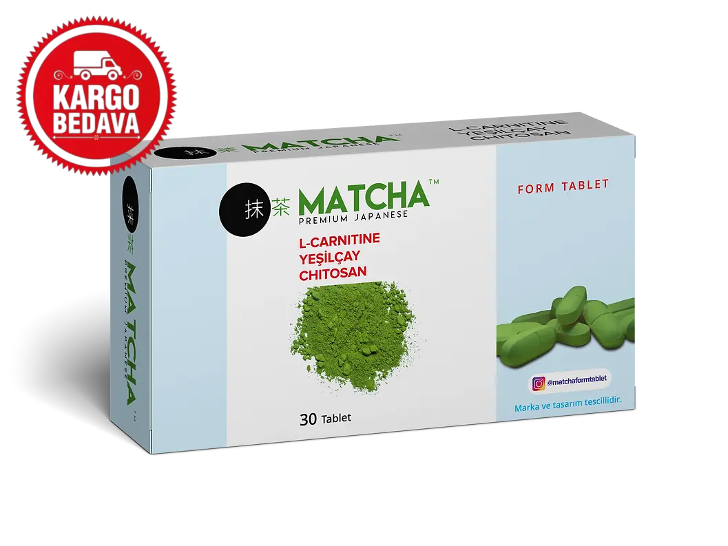 Matcha Japanese L-Carnitine Yeşil Çay Chitosan 30 Kapsül