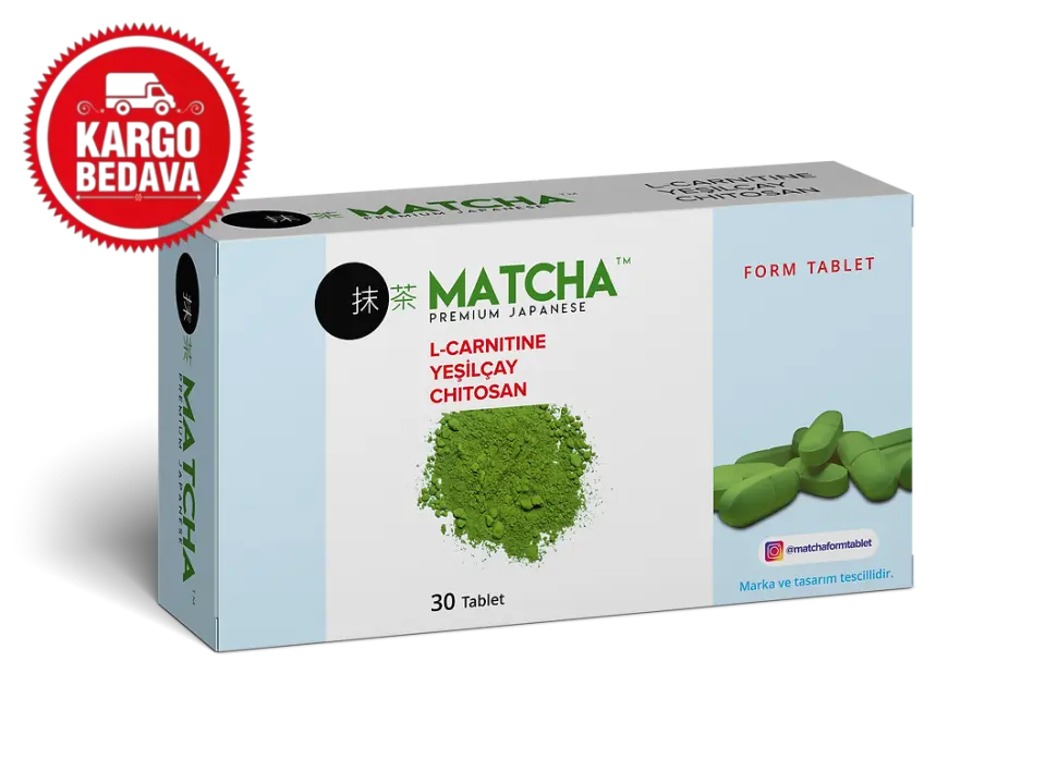 Matcha Japanese L-Carnitine Yeşil Çay Chitosan 30 Kapsül