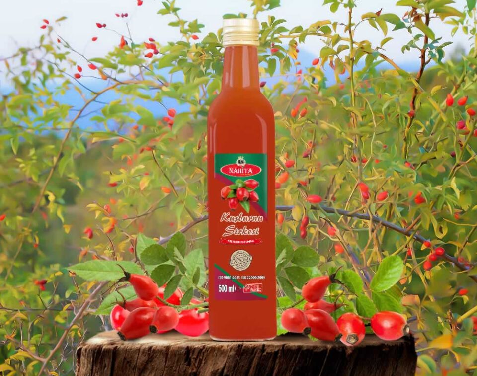 Doğal Katkısız Kuşburnu Sirkesi 12 Adet