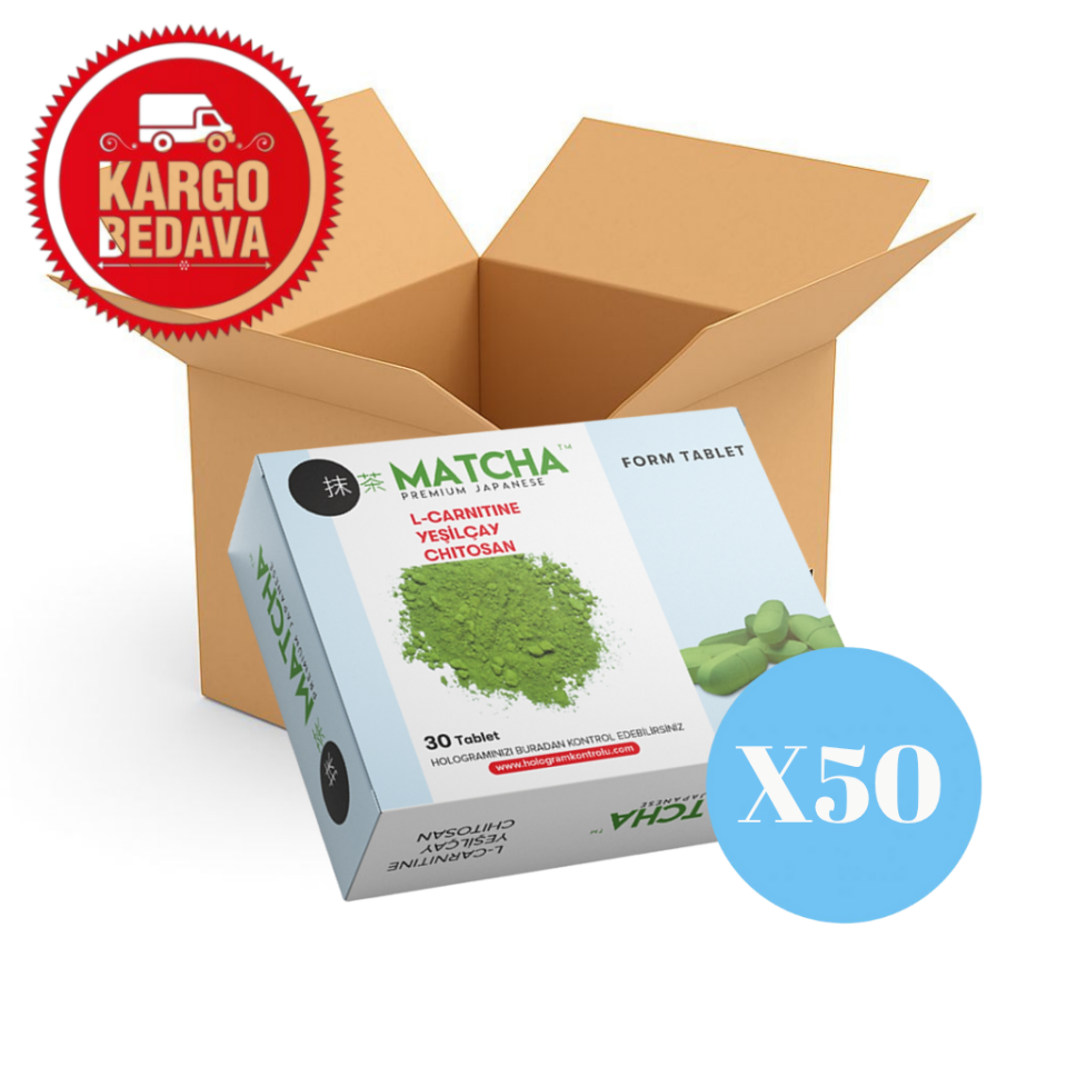 Matcha Form L-Carnitine Tablet, 50 Kutu/Box