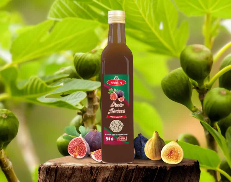 Doğal Katkısız İncir Sirkesi 12 Adet