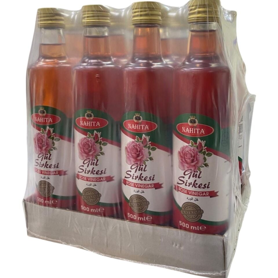 Toptan Doğal Katkısız Gül Sirkesi X12 Adet