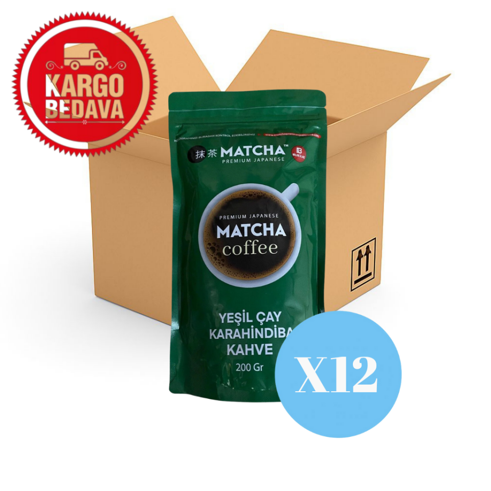 Matcha Detox Coffee 200gr / 1 Kutu (1 Box) X12