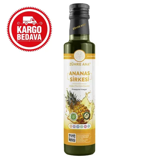 Zühre Ana Ananas Sirkesi Doğal Fermantasyon X12