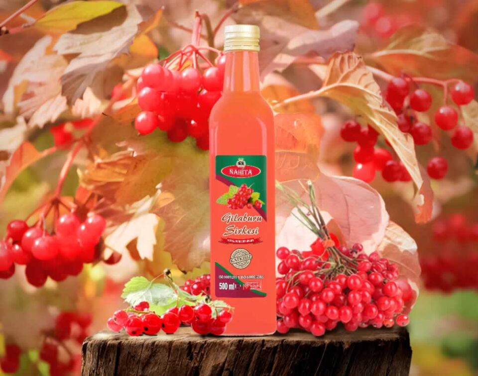 Doğal Katkısız Gilaburu Sirkesi 12 Adet