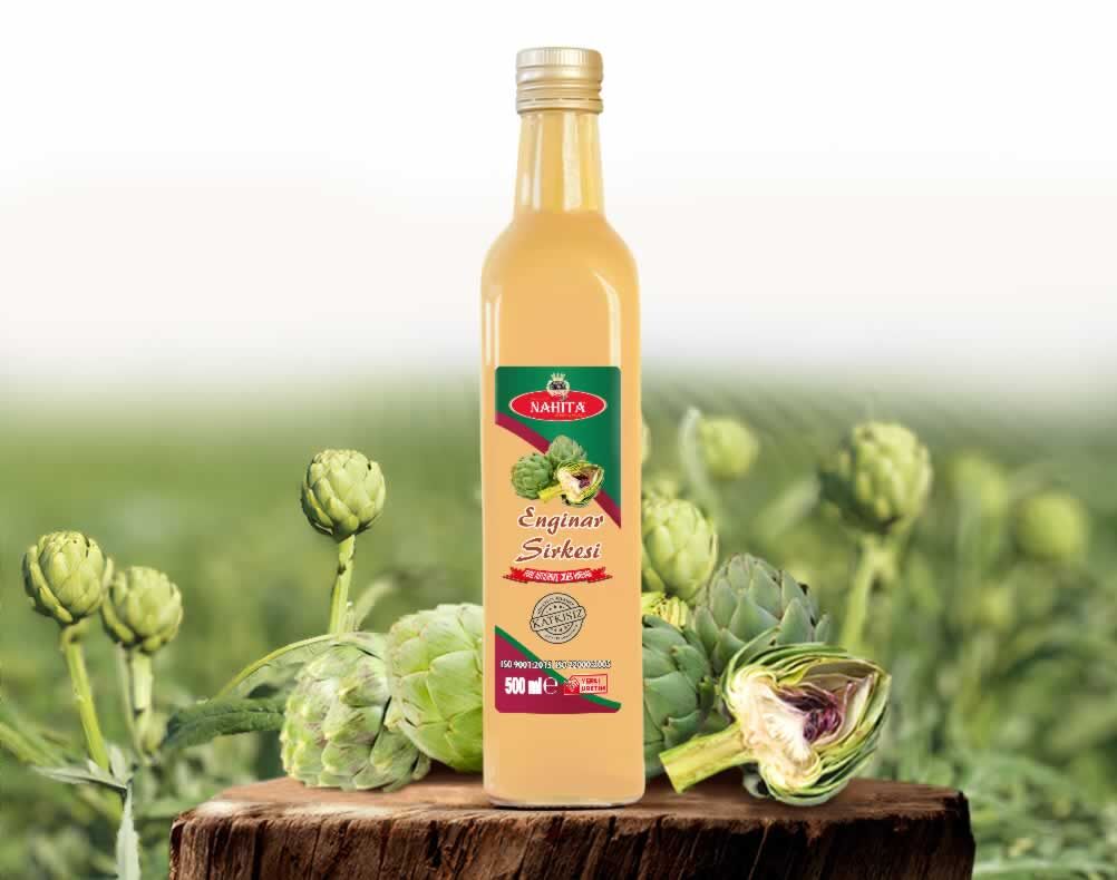 Doğal Katkısız Enginar Sirkesi 12Adet
