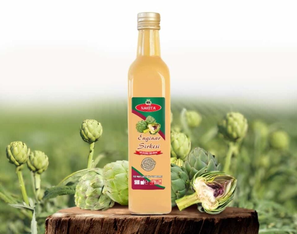 Doğal Katkısız Enginar Sirkesi 12Adet