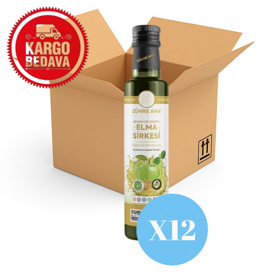 Sandaloz Sakızlı Elma Sirkesi 500ml X12