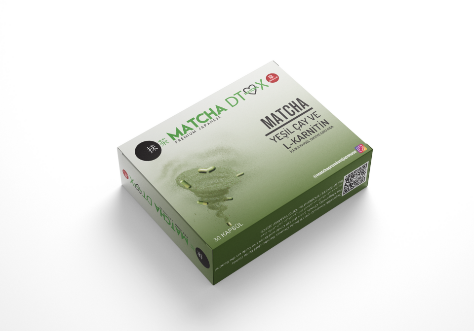 Matcha Japanese L-Carnitine Yeşil Çay 30 Kapsül