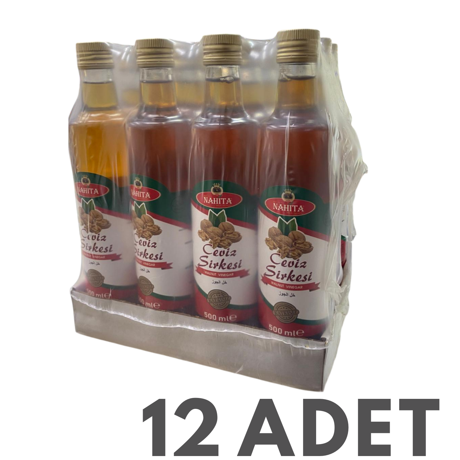 Doğal Katkısız Ceviz Sirkesi 12 Adet