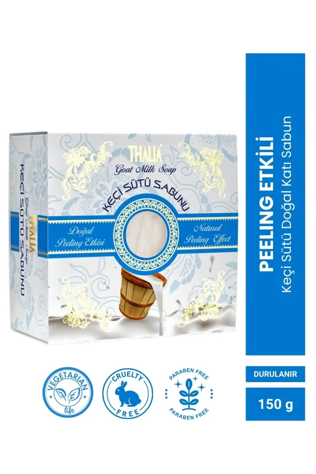 THALIA Peeling Etkili Keçi Sütü Doğal Katı Sabun 150 gr X24