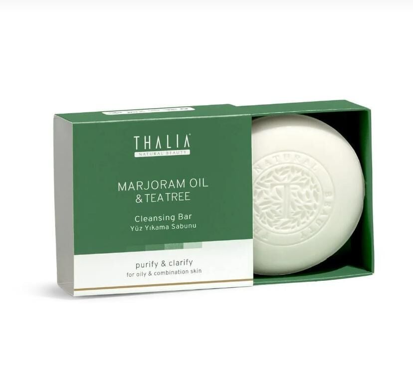 Thalia Akne Gidermeye & Gözenek Sıkılaştırmaya Yardımcı Marjoram Doğal Katı Sabun 120 gr X12