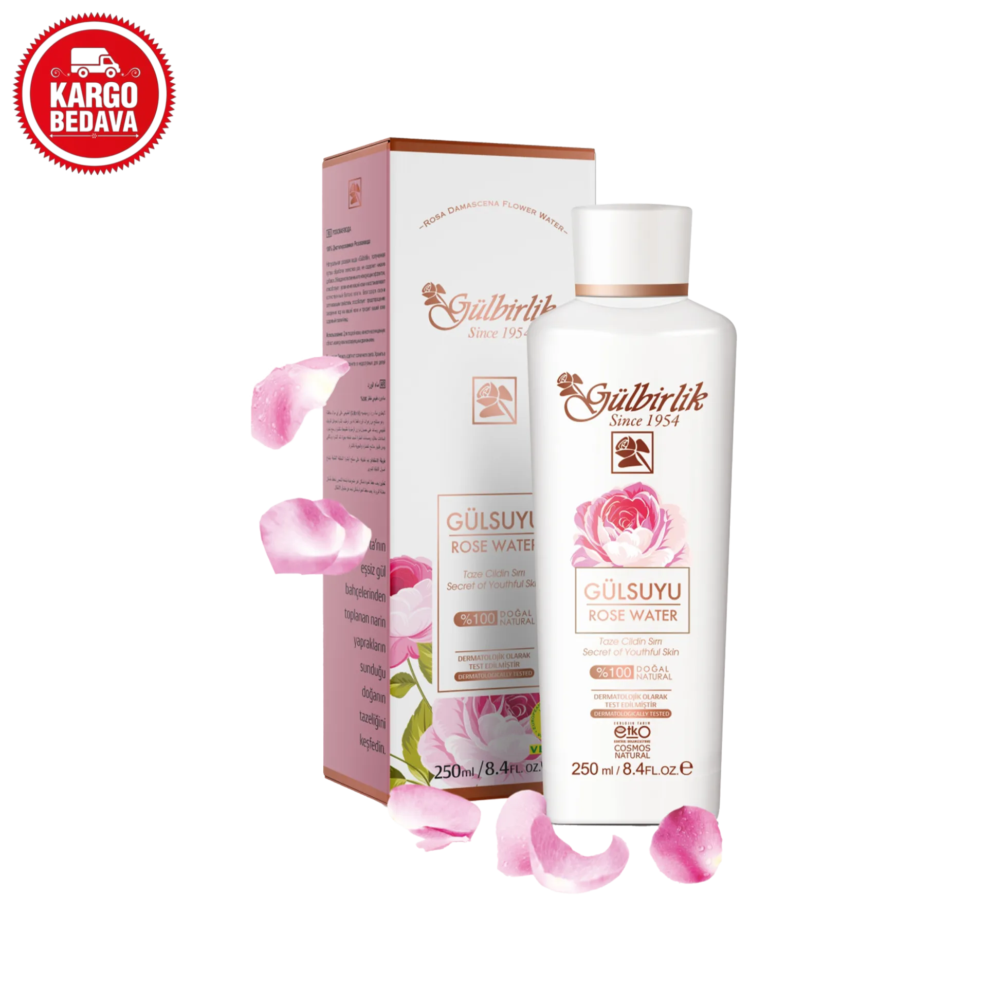 Gülbirlik Gül Suyu – 250 ml | Rosense®