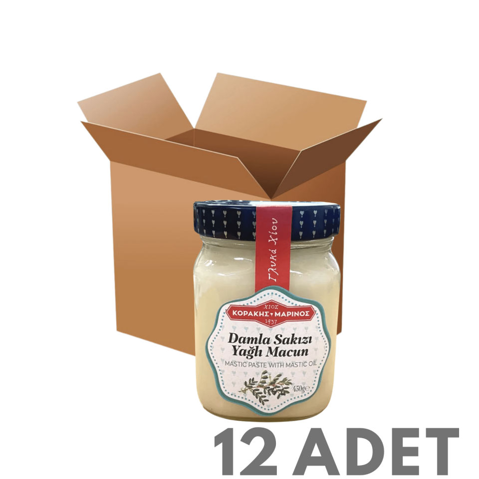 Korakis D.D.Sakızlı Macun 450 gr.  12 Adet