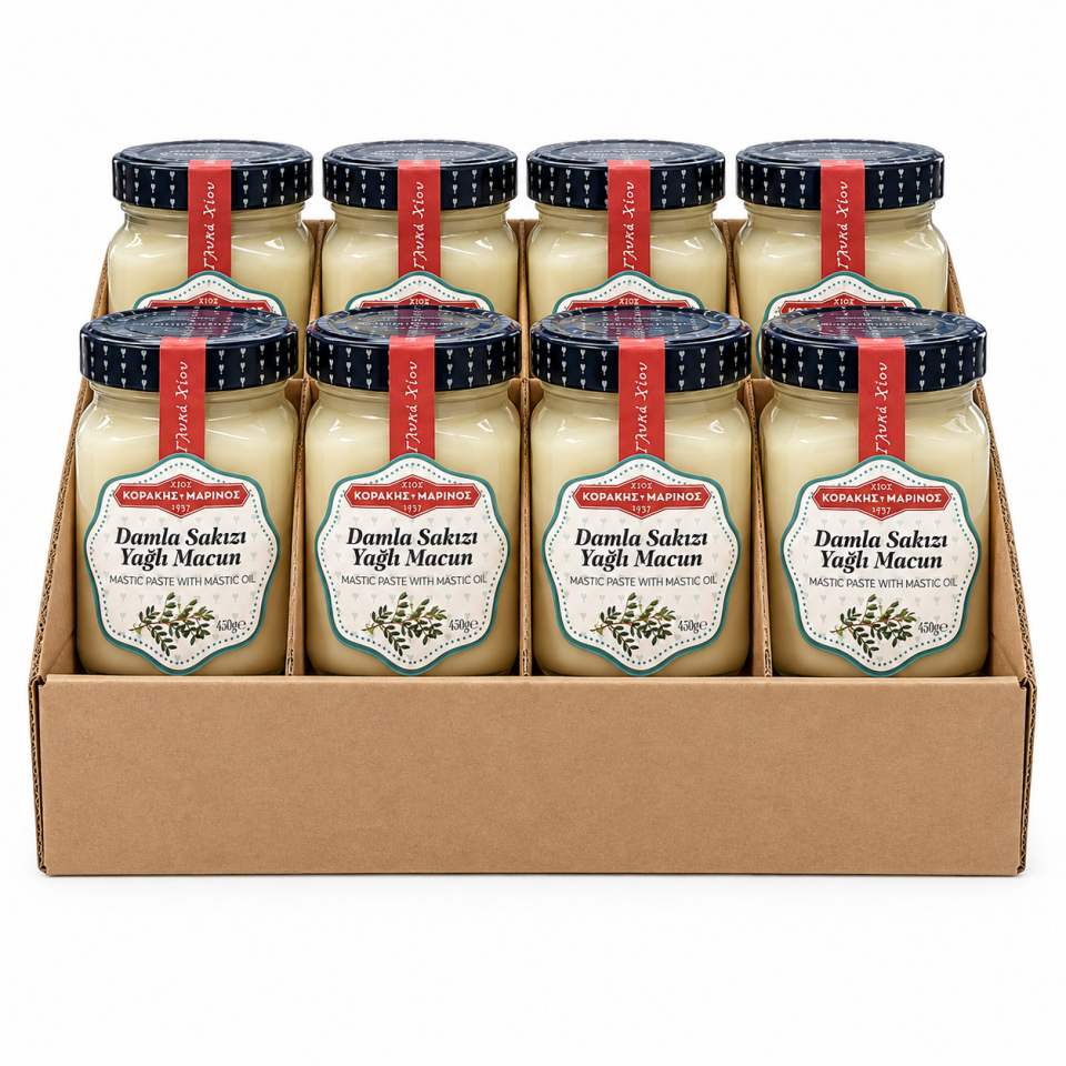 Korakis D.D.Sakızlı Macun 450 gr.  12 Adet