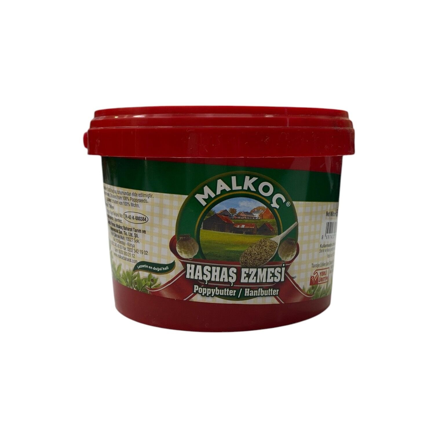 Malkoç Haşhaş Ezmesi 500gr 1Adet