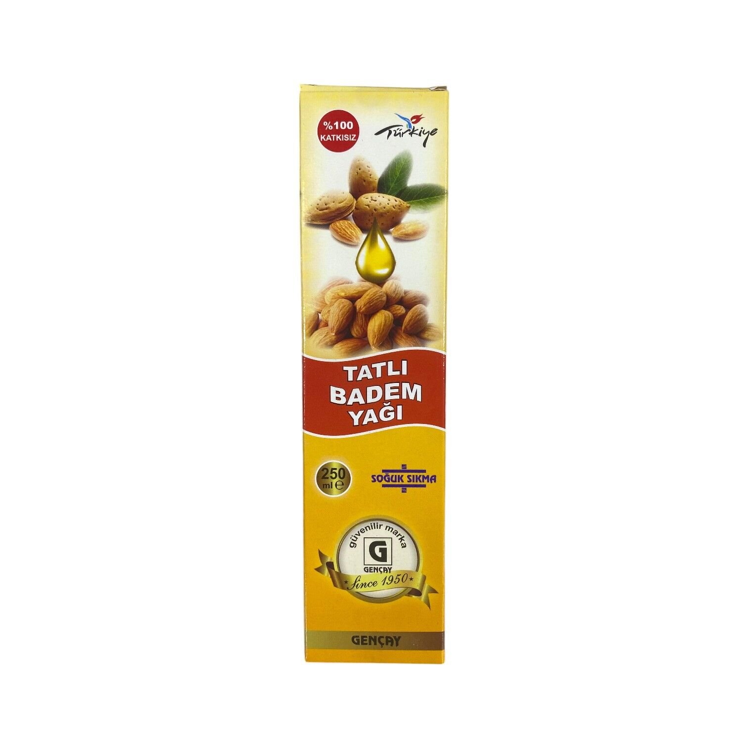 Gençay Baharat Tatlı Badem Yağı 250ml