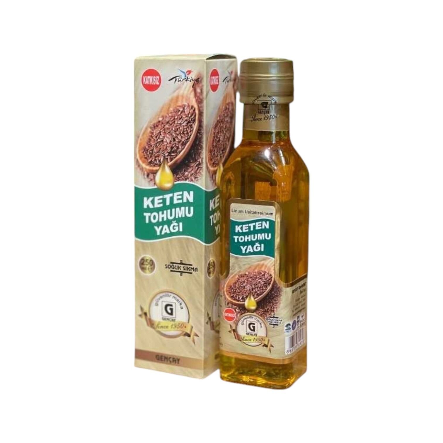 Gençay Baharat Keten Tohumu Yağı 250ml