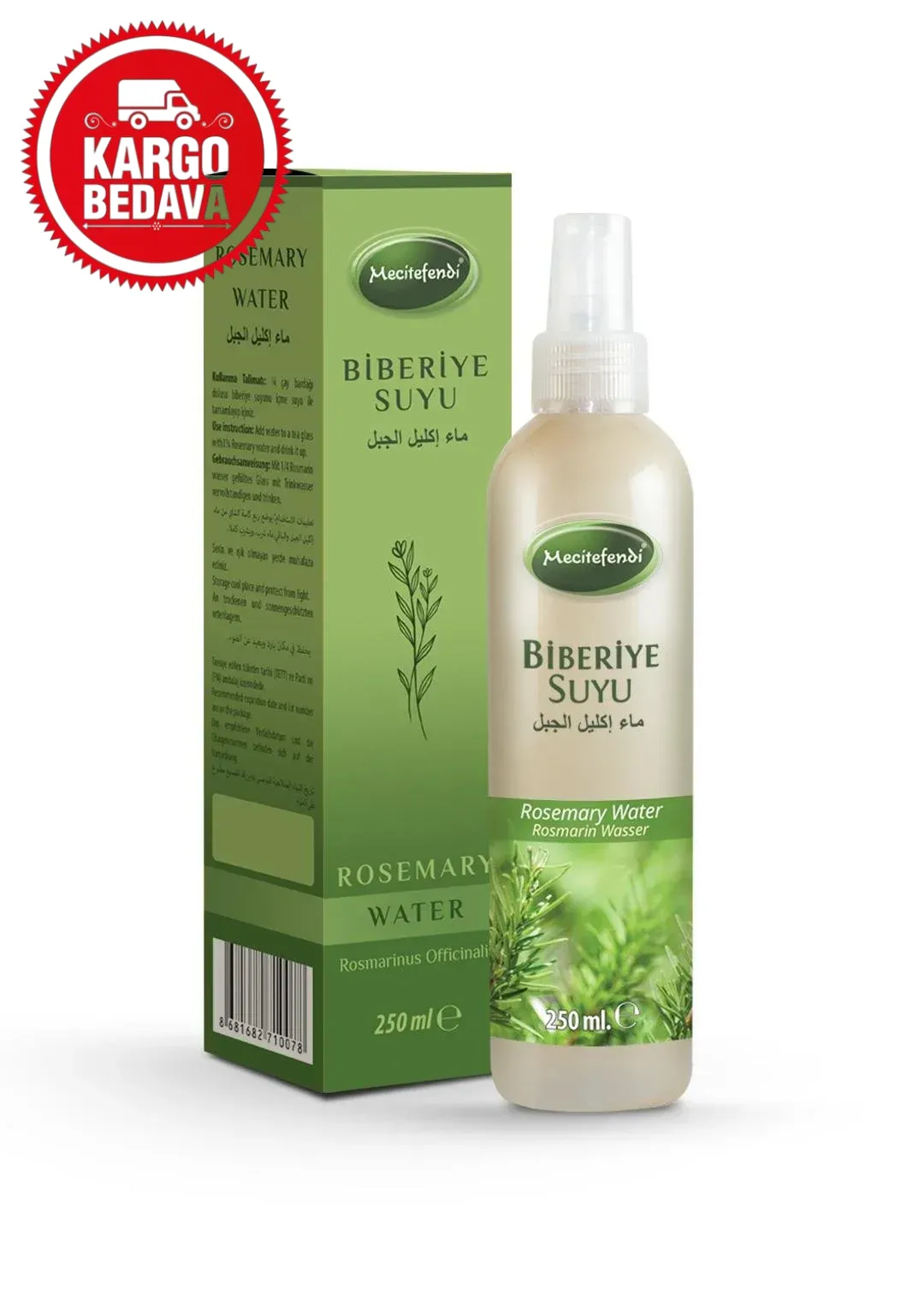 Toptan  Mecitefendi Biberiye Suyu 250ml