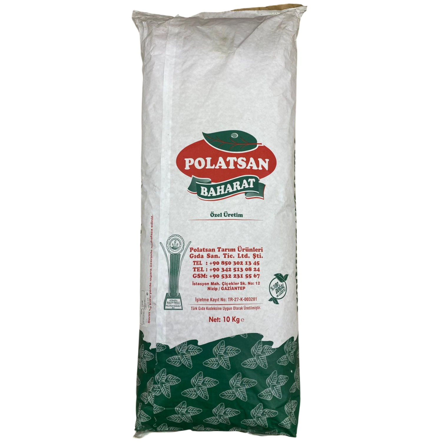 Sezgin Baharat Toptan Nizip Kuru Nane 10KG